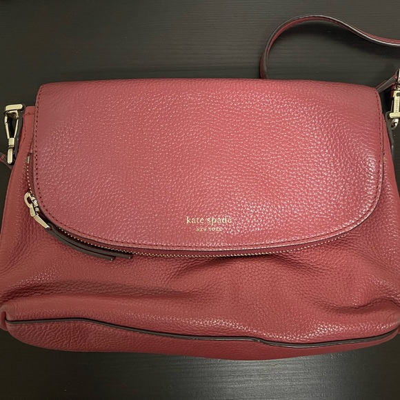 kate spade Handbags - Kate Spade Rose Leather Shoulder Bag
